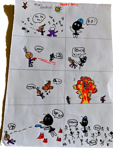 Perry Penguin comic preview